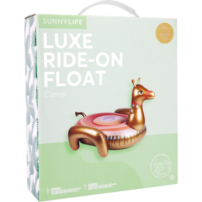 Sunnylife Luxe Ride-On Float | Camel