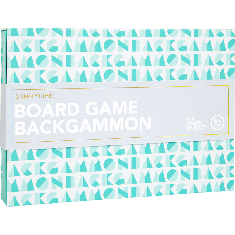 Sunnylife Travel Board Game Set | Backgammon