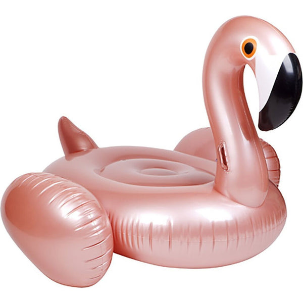 Sunnylife Luxe Ride-On Float | Rose Gold Flamingo