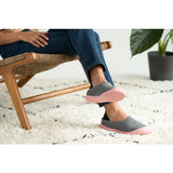 Mahabis Curve Classic Slippers | Light Grey/Sakura Pink