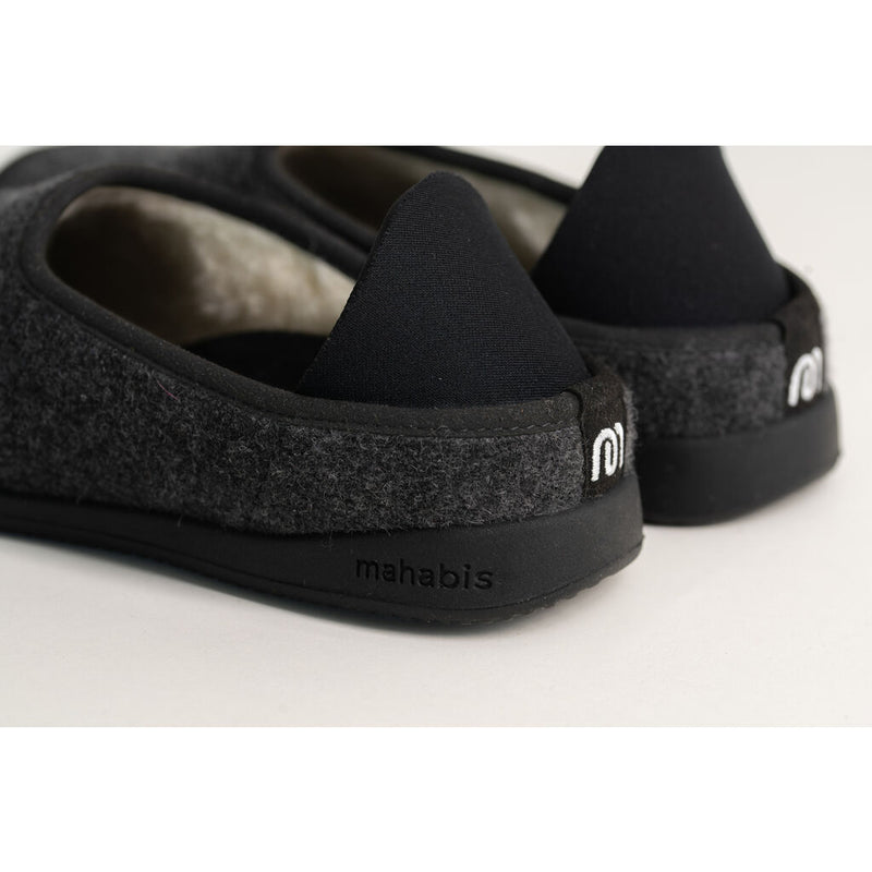Mahabis Curve Classic Slippers | Black/Black