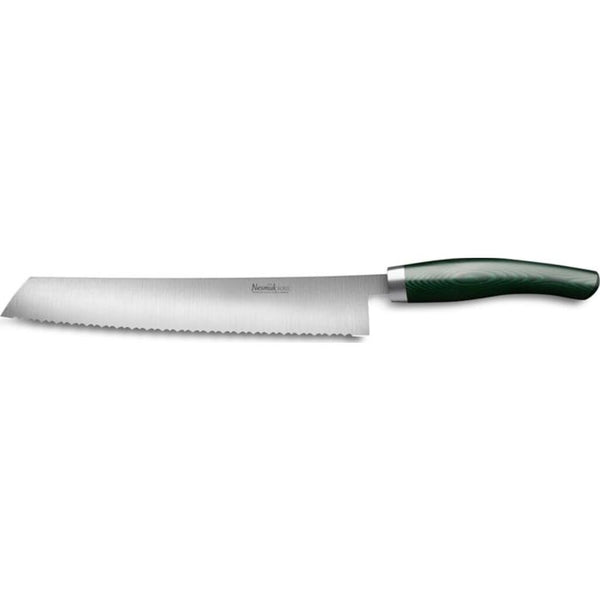 Nesmuk Soul Bread Knife 270  Micarta Green