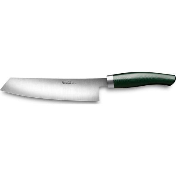 Nesmuk Soul Chef's Knife 180 Micarta Green
