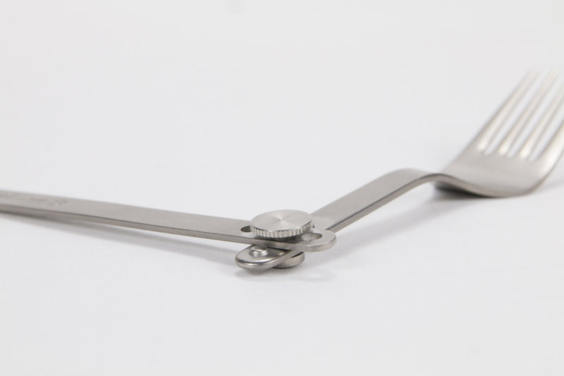 Snow Peak Folding Long Fork | Titanium SCT-007