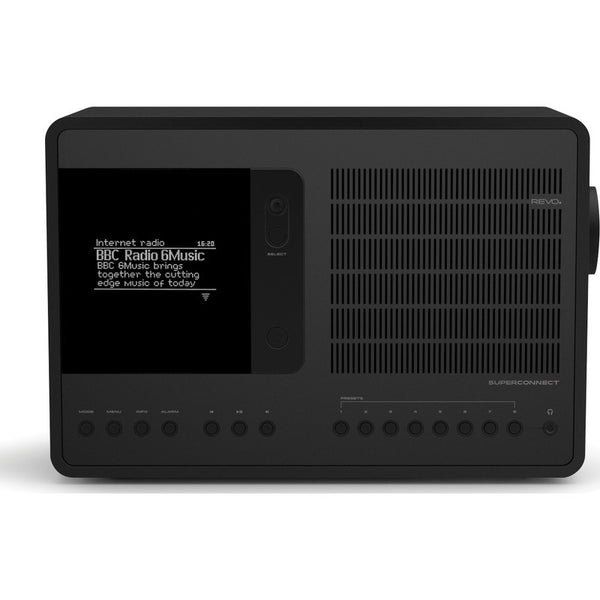 REVO SuperConnect Bluetooth Digital Radio | Shadow Matte Black/Black