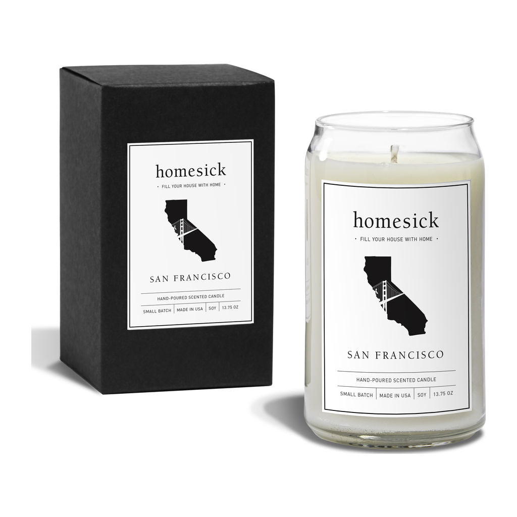 Homesick Small Batch Soy Candle San Francisco Sportique