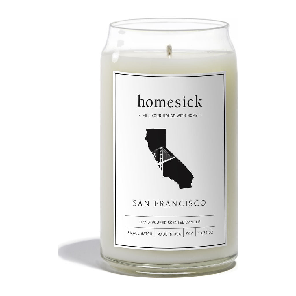 Homesick Small Batch Soy Candle San Francisco Sportique