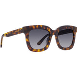 DIFF Eyewear Carson Polarized Sunglasses | Amber + Steel Gradient Lens