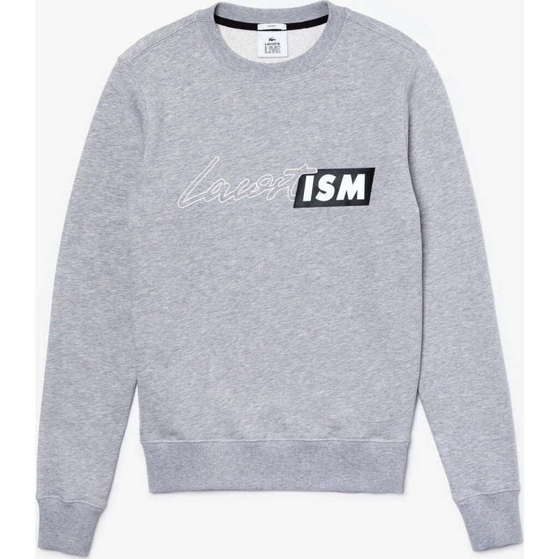 Lacoste Unisex Live Lacostism Print Fleece Sweatshirt