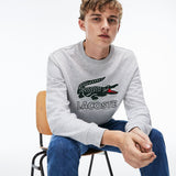 Lacoste Men's Graphic Croc Sweatshirt | Grey