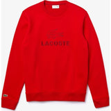 Lacoste Men's Graphic Croc Crew Neck Fleece Sweatshirt