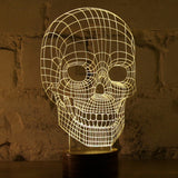 Studio Cheha Skull LED Table Lamp | Birch/Acrylic