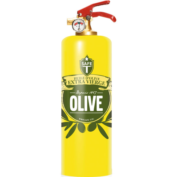 Safe-T Designer Fire Extinguisher | Foods -Olive SL1524