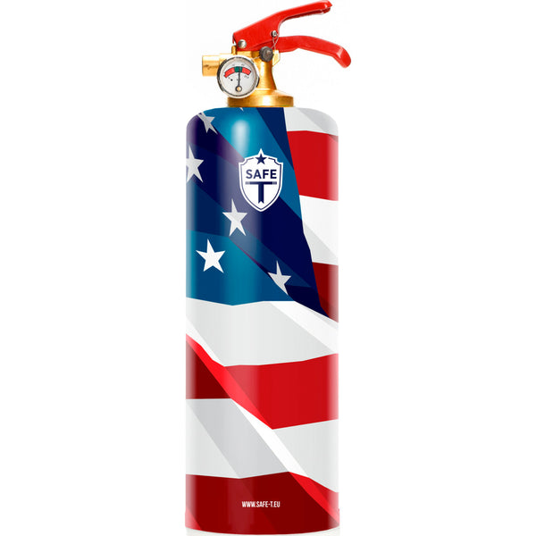 Safe-T Designer Fire Extinguisher | Patriotic -USA SL1710