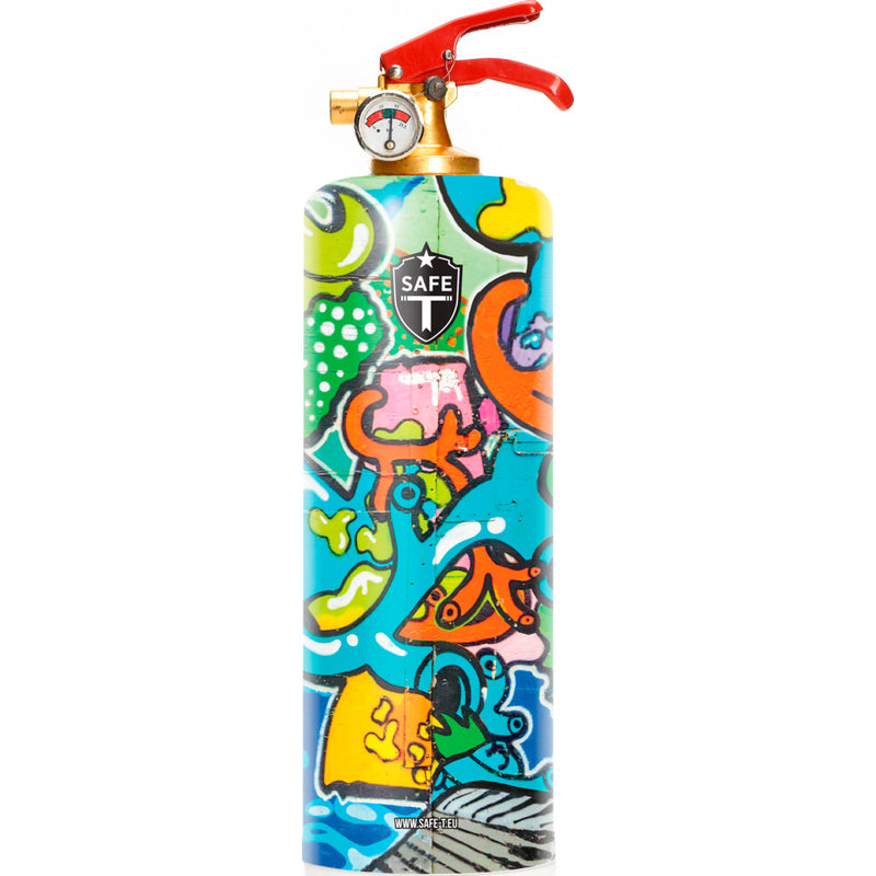 Safe-T Designer Fire Extinguisher | Pop Art -Street SL1733