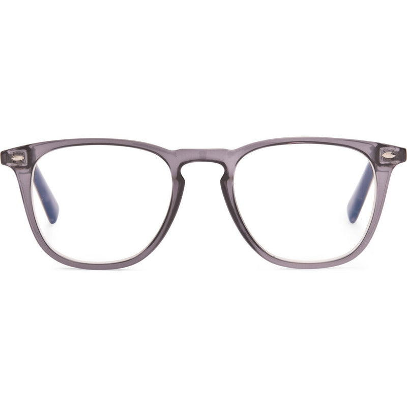 DIFF Eyewear Griffin Blue Light Readers | Smok Crystal +2.0