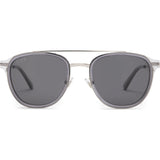 DIFF Eyewear Camden Sunglasses | Smoke Crystal + Grey Polarized