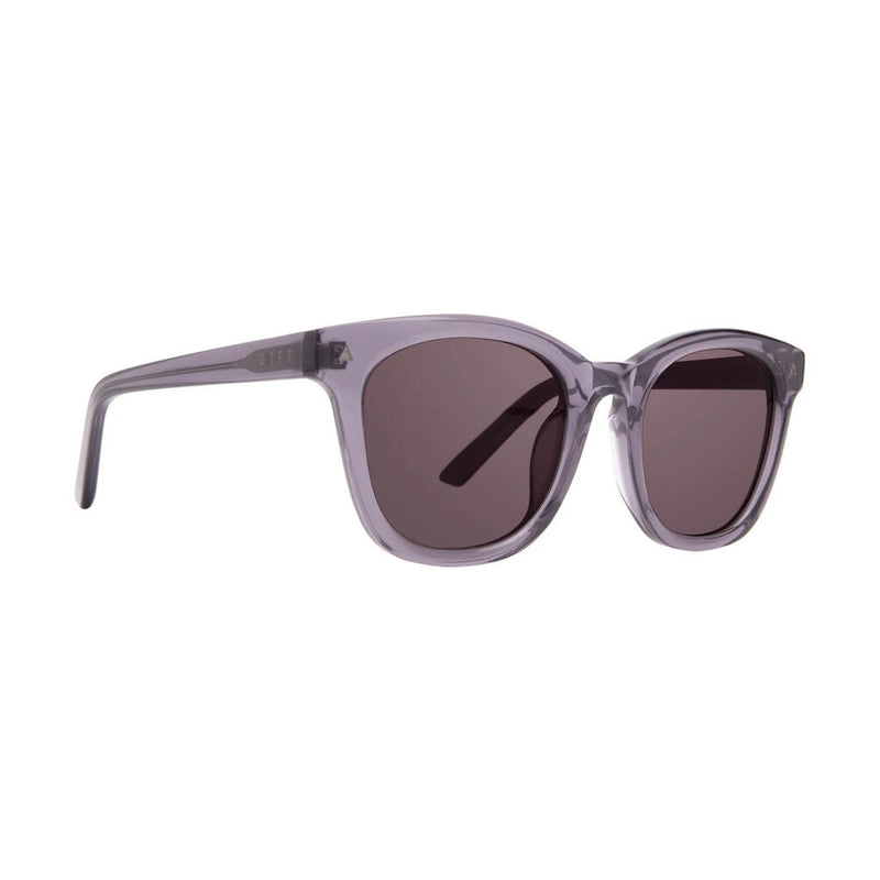 Diff Eyewear Ryder Sunglasses | Transparent Smoke + Grey Solid Lens