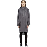 RAINS Waterproof Parka Coat | Smoke 1233 XXS/XS