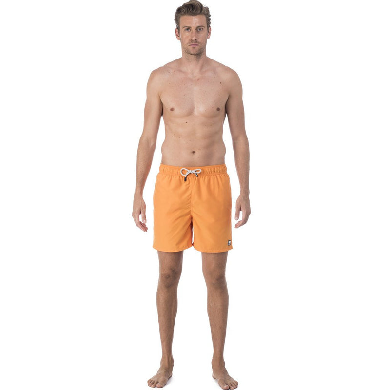 Tom & Teddy Solid Swim Trunk | Baked Orange Size 2XL