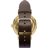 Vestal The Sophisticate Watch | Brown/Gold/White/Italian Leather/Swiss Jewel Movement SPH3L03