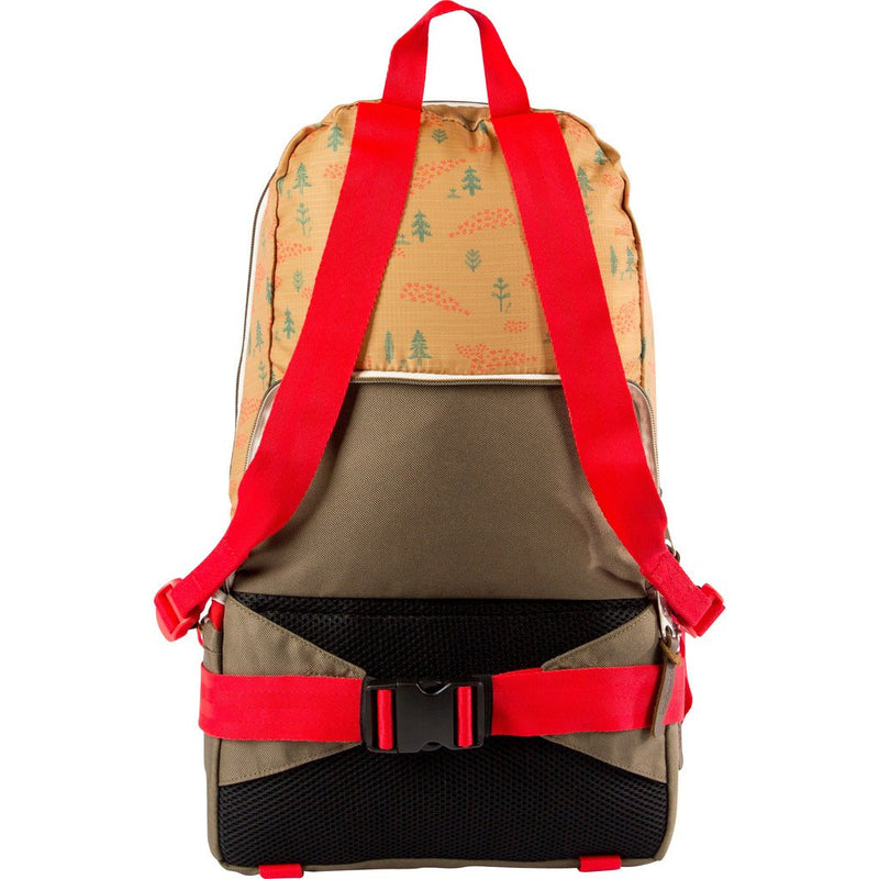 Poler Tourist Pack Backpack | Almond Forestry Print 612027-ALD-OS