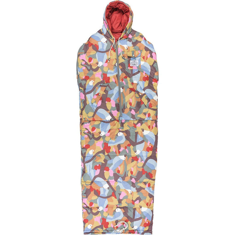 Poler Reversible Napsack Wearable Sleeping Bag | Birdy Print