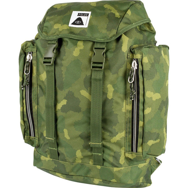 Poler Rucksack Backpack | Green Furry Camo 712019