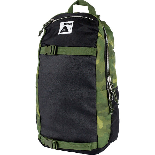 Poler Transport Pack Backpack | Green Furry Camo 712062
