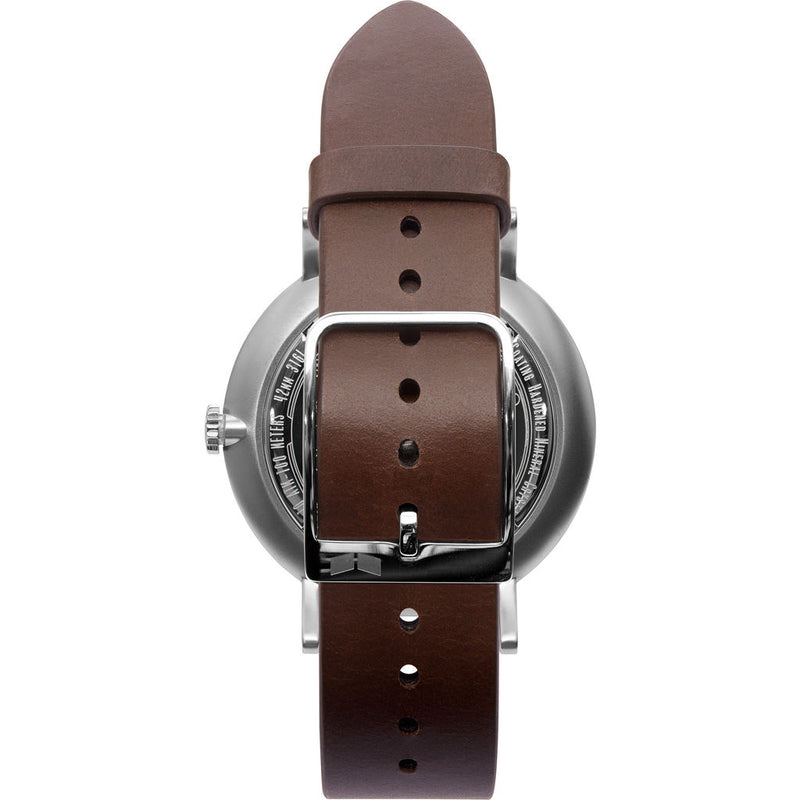 Vestal The Sophisticate 36 Italian Leather Watch | Light Brown/Silver/Black