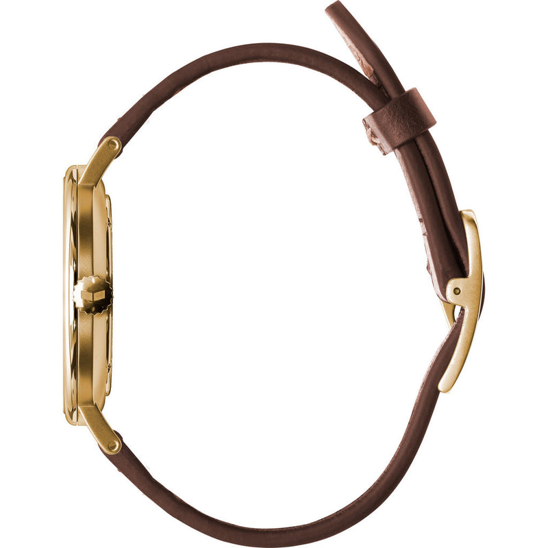 Vestal The Sophisticate 36 Italian Leather Watch | Cordovan/Gold/Black