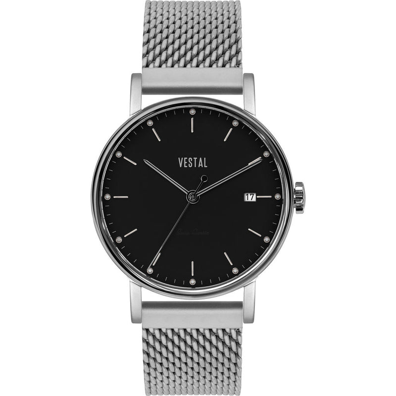 Vestal The Sophisticate 36 Metal Watch | Silver/Black/Mesh