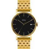 Vestal The Sophisticate 36 7-Link Metal Watch | Gold/Black
