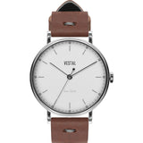 Vestal The Sophisticate Makers Edition Watch | Chocolate/Silver/White