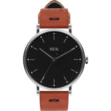 Vestal The Sophisticate Makers Edition Watch | Persimmon-Black/Silver/Black