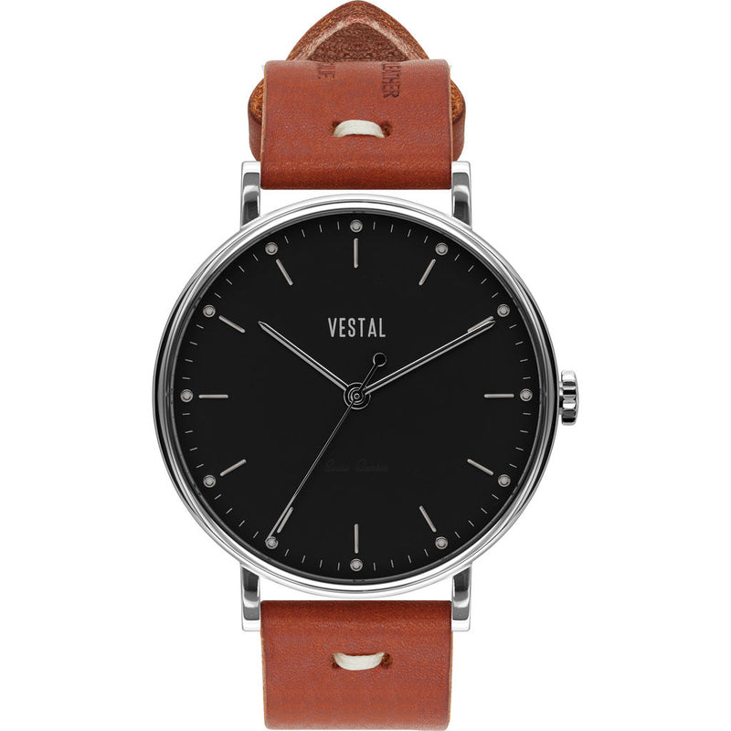 Vestal The Sophisticate Makers Edition Watch | Persimmom-Natural/Silver/Black