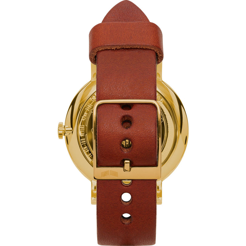 Vestal The Sophisticate Makers Edition Watch | Persimmon-Black/Gold/White