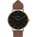 Vestal The Sophisticate Makers Edition Watch | Chocolate/Gold/Black