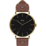 Vestal The Sophisticate Makers Edition Watch | Chocolate/Gold/Black
