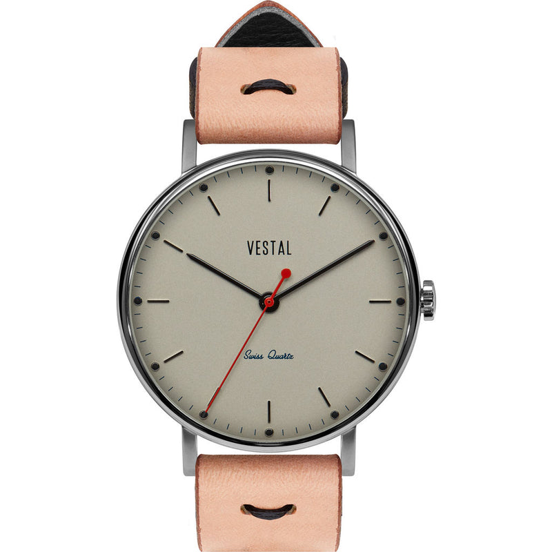 Vestal The Sophisticate Makers Edition Watch | Natural/Silver/Metallic White