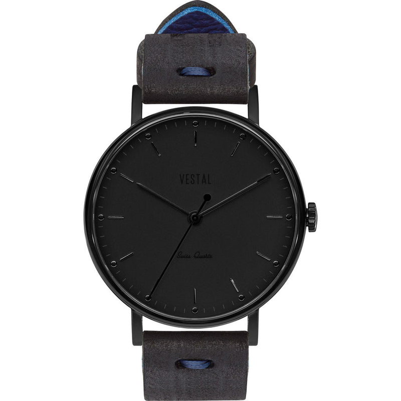 Vestal The Sophisticate Makers Edition Watch | Black-Blue/Black/Black