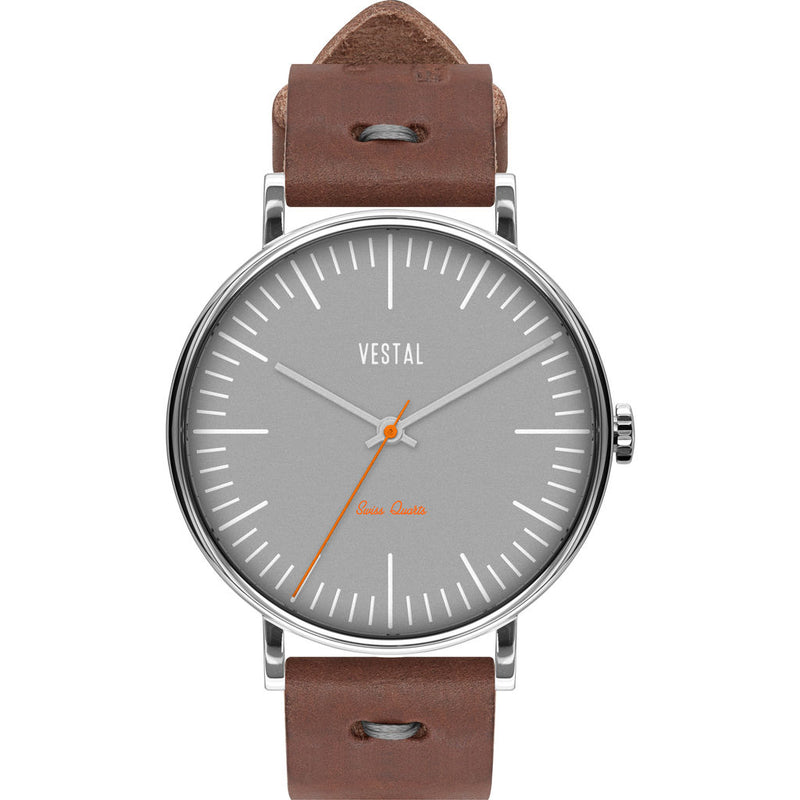 Vestal The Sophisticate Makers Edition Watch | Chocolate/Silver/Grey