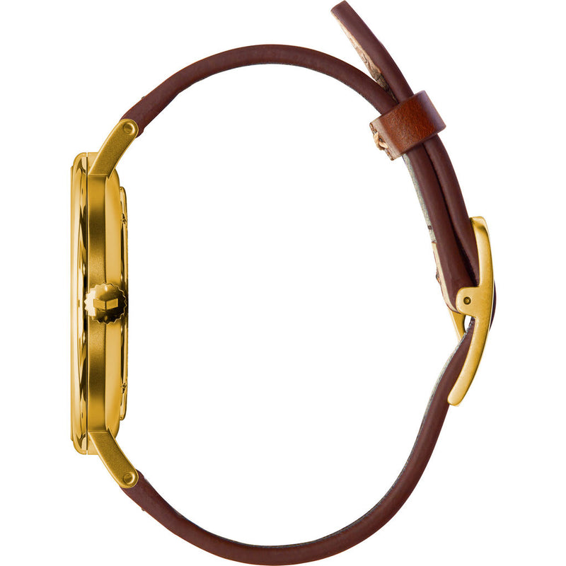 Vestal The Sophisticate Italian Leather Watch | Cordovan/Gold/Black
