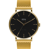 Vestal The Sophisticate Metal Watch | Gold/Black/Mesh