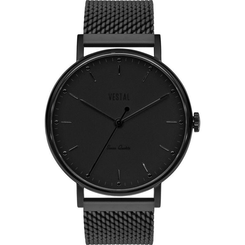 Vestal The Sophisticate Metal Watch | Black/Mesh