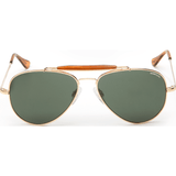 Randolph Engineering Sportsman 23K Gold Plated Sunglasses | AGX PC Skull 57MM SP71414-PC