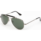 Randolph Engineering Sportsman Gunmetal Sunglasses | AGX Glass Skull 57MM SP7R414