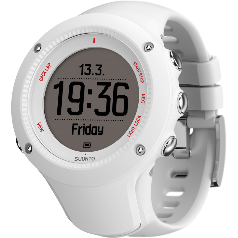 Suunto Ambit3 Run HR Fitness Watch | White SS021259000