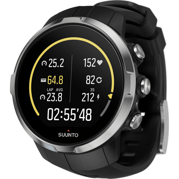 Suunto Spartan Sport Multisport GPS Watch HR Bundle | Black SS022648000