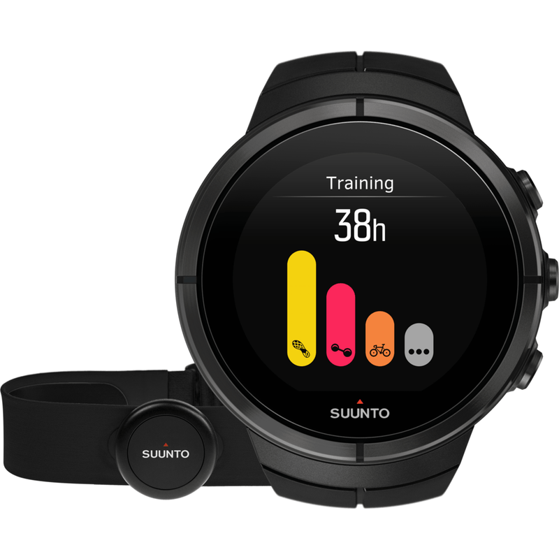 Suunto Spartan Ultra Multisport GPS Watch HR Bundle | Black Titanium SS022654000